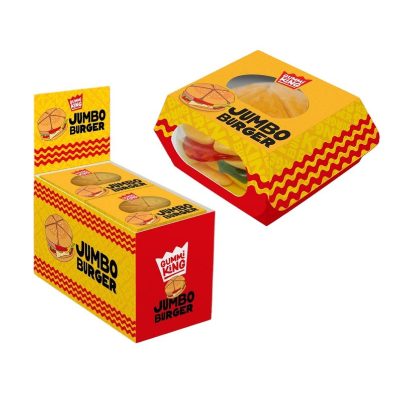Gummi King Jumbo Burger – 88 g 🍔🍬