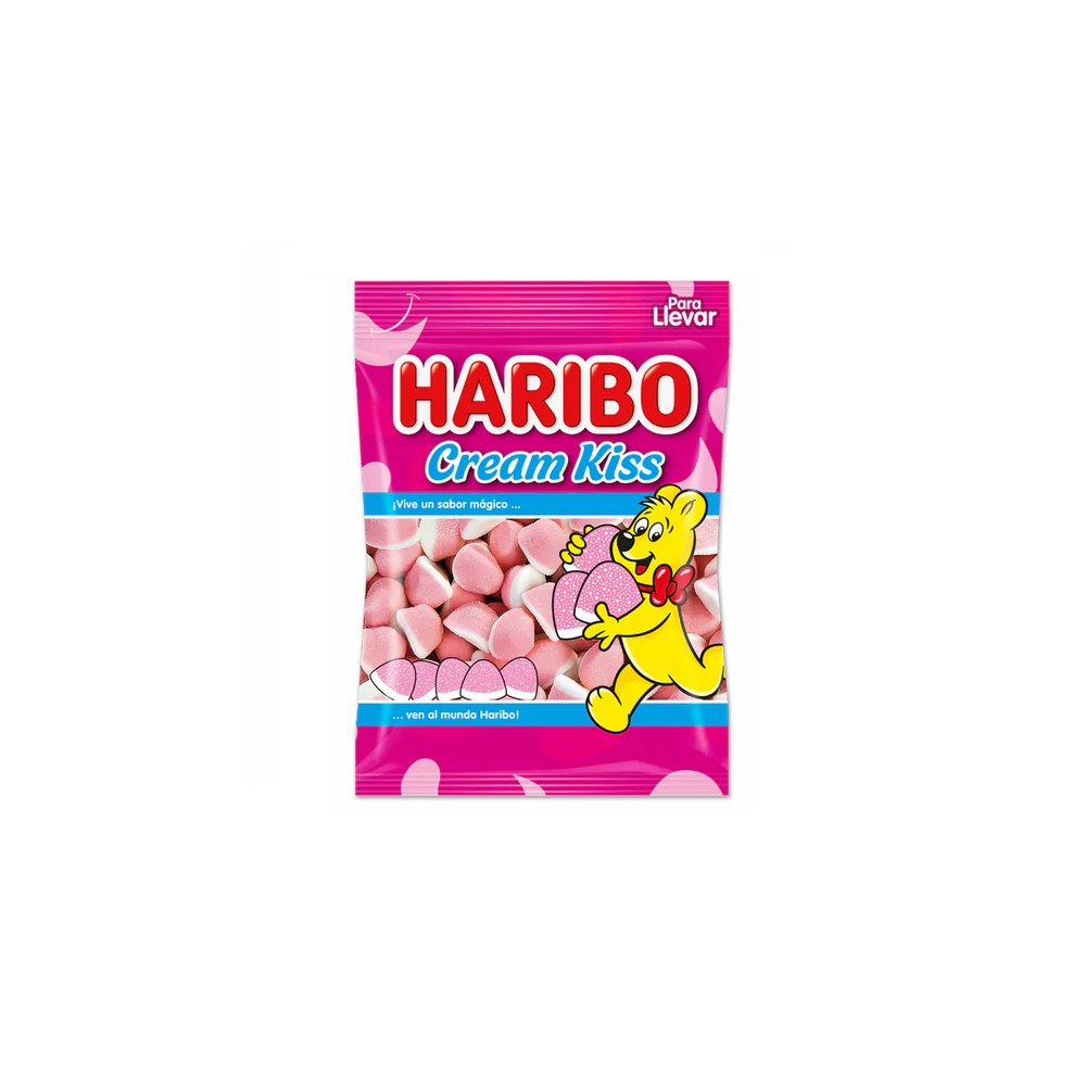 Haribo Cream Kiss – 80 g 🍓🤍