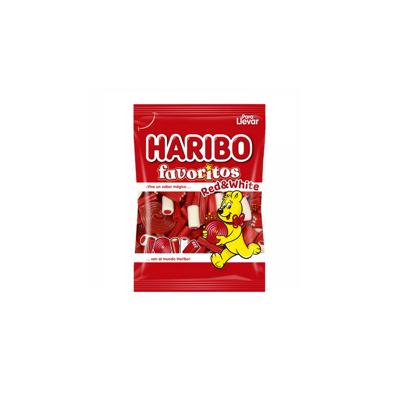 Haribo Favoritos Red & White – 90 g 🍓❤️🤍