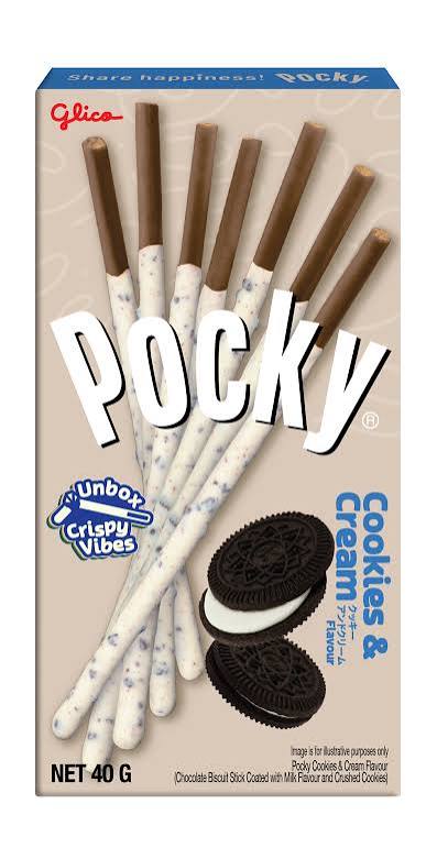 Pocky Cookies & Cream – 43 g 🍪🥛