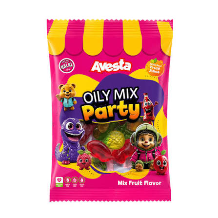 Avesta Oily Mix Party - Mix Fruit Flavor 80g