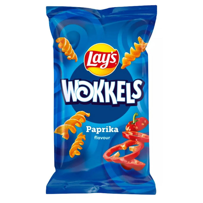 Lay’s Wokkels Paprika – Knuspriger Snack, 20 g 🌶️