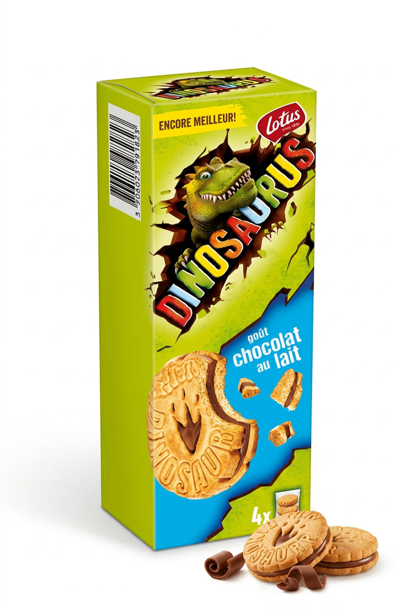 Dinosaurus Kekse mit Milchschokolade – 171 g 🦖🍫