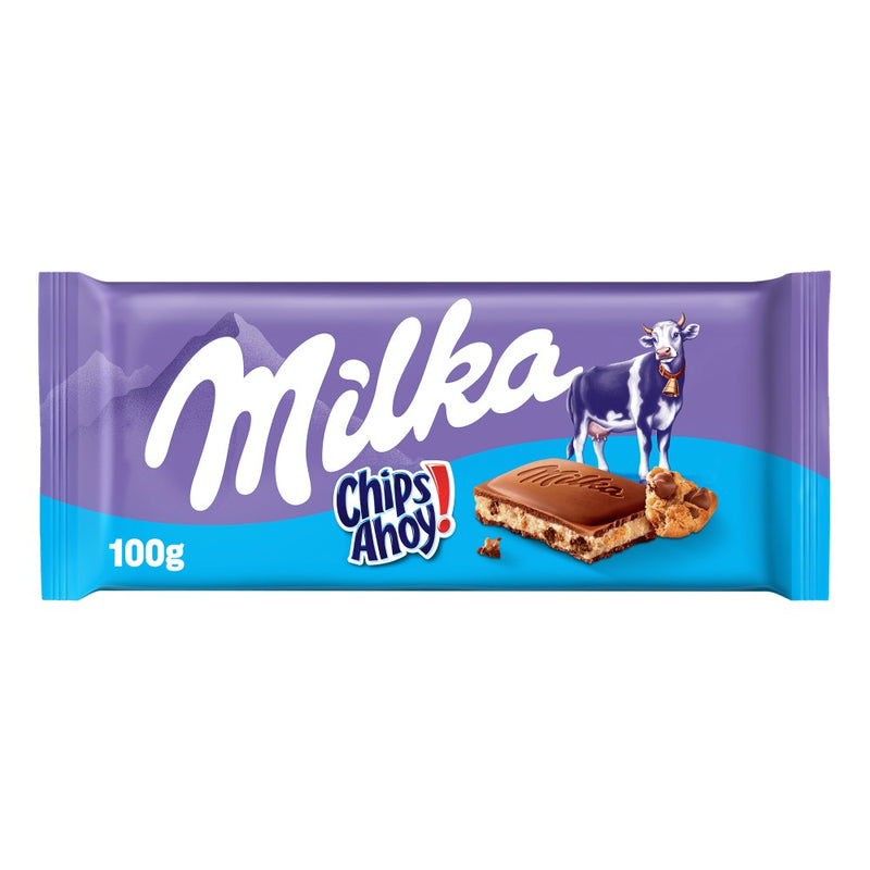 Milka Alpenmilchschokolade mit knusprigen Schokoladenkeksen – 100 g