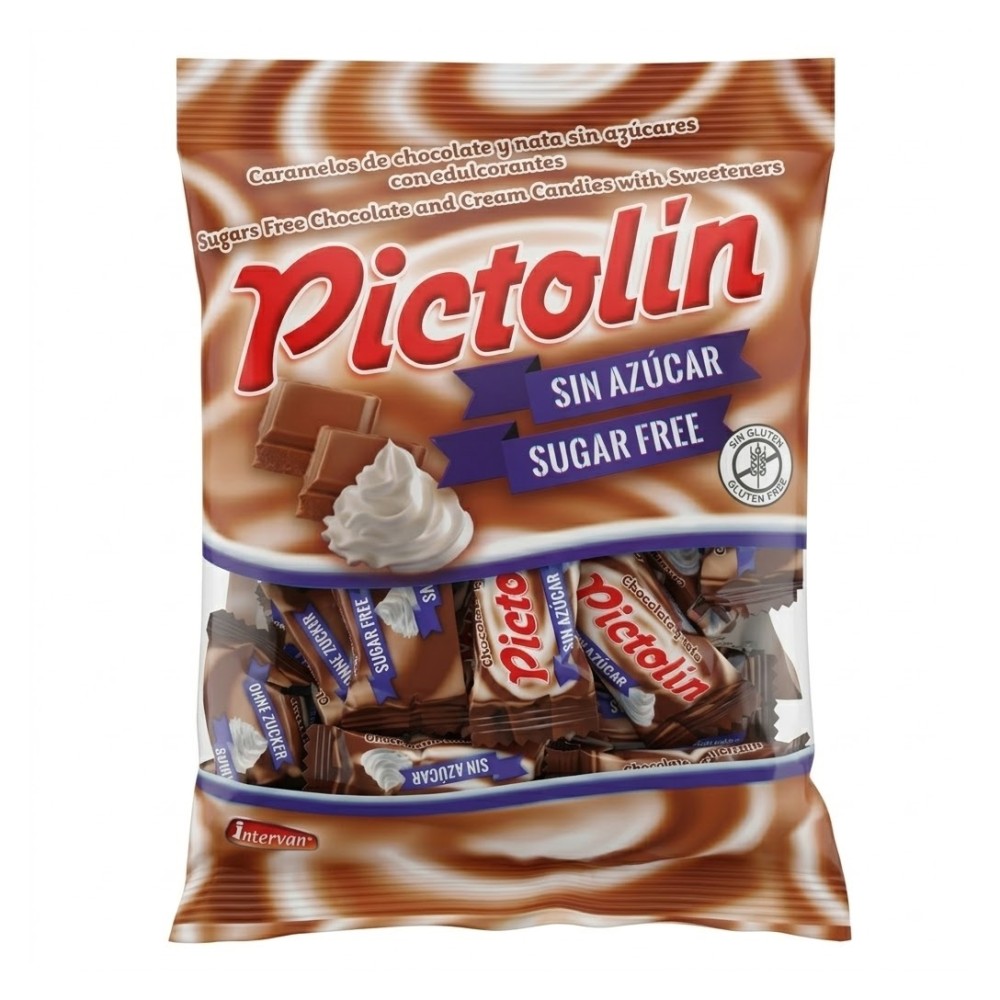 Pictolín Schokolade & Sahne – zuckerfrei, 65g 🍫🥛