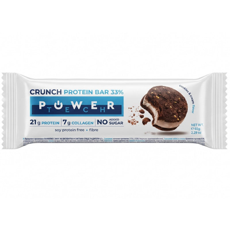 Power Crunch Riegel 33 % Cookies & Cream – 65 g 🍪🍫