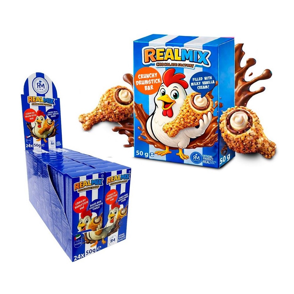Snack Hähnchenschenkel Realmix Choco – 50 g 🍫