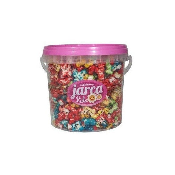 Süßes farbiges Popcorn – Großer Eimer 145g 🍿🌈