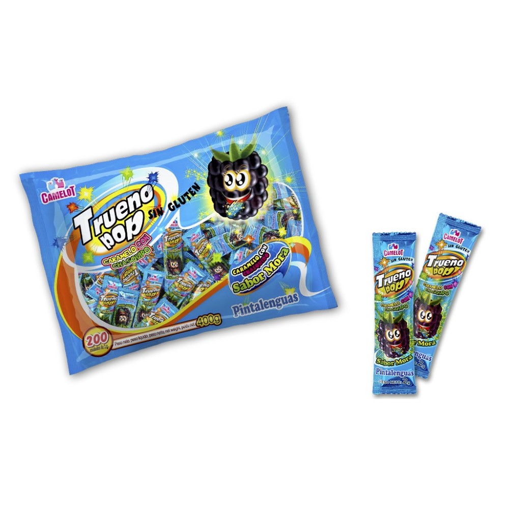 Thunder Pop Brombeere – Zungenmalbonbons 💥💜