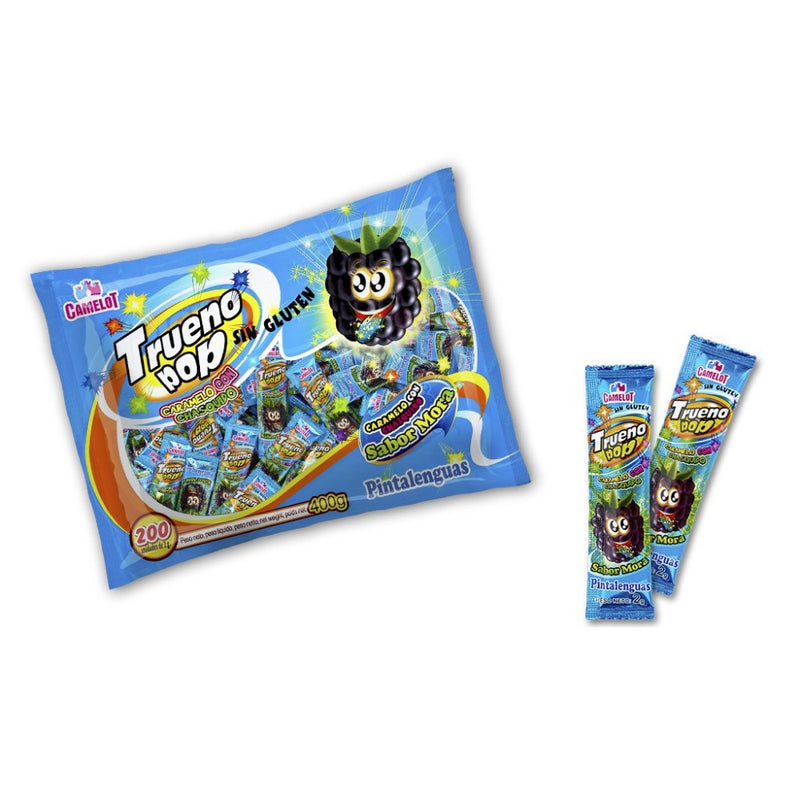 Thunder Pop Brombeere – Zungenmalbonbons 💥💜